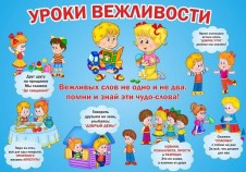 Консультация для родителей: "Уроки вежливости"